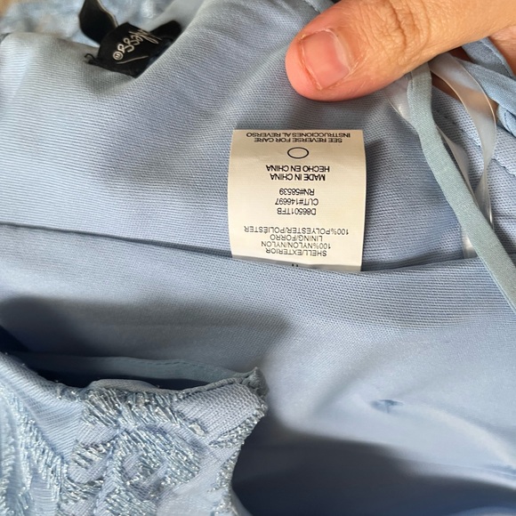 Speechless Blue party Lace Fairycore Mini Dress pastel size 11 - Picture 9 of 10